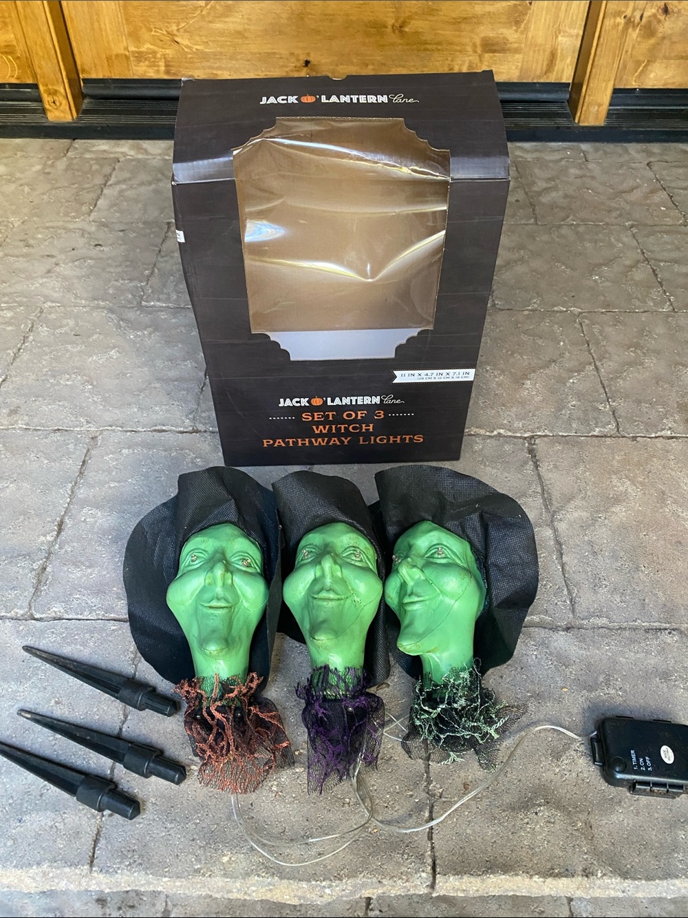 Halloween Witch Pathway Lights